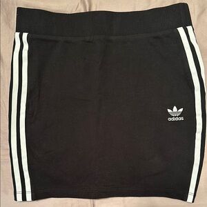 Adidas Black Skirt with White Accents